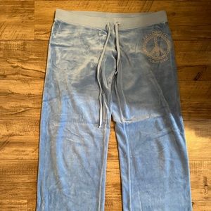 Juicy Couture velour track pants